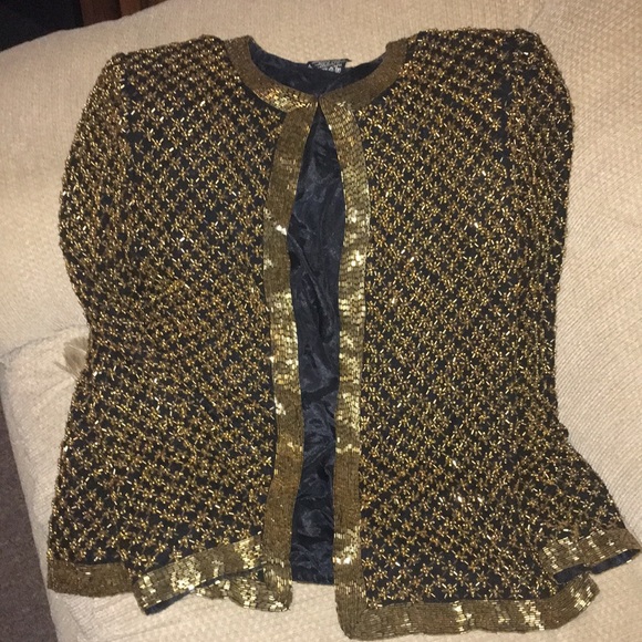 💛NWOT Jessica Howard 100% Silk Evening Jacket - Picture 13 of 13